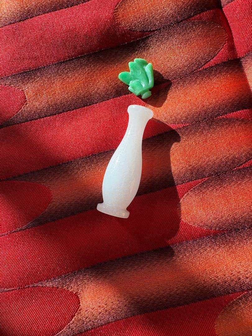 天然翡翠保証　鑑別付き