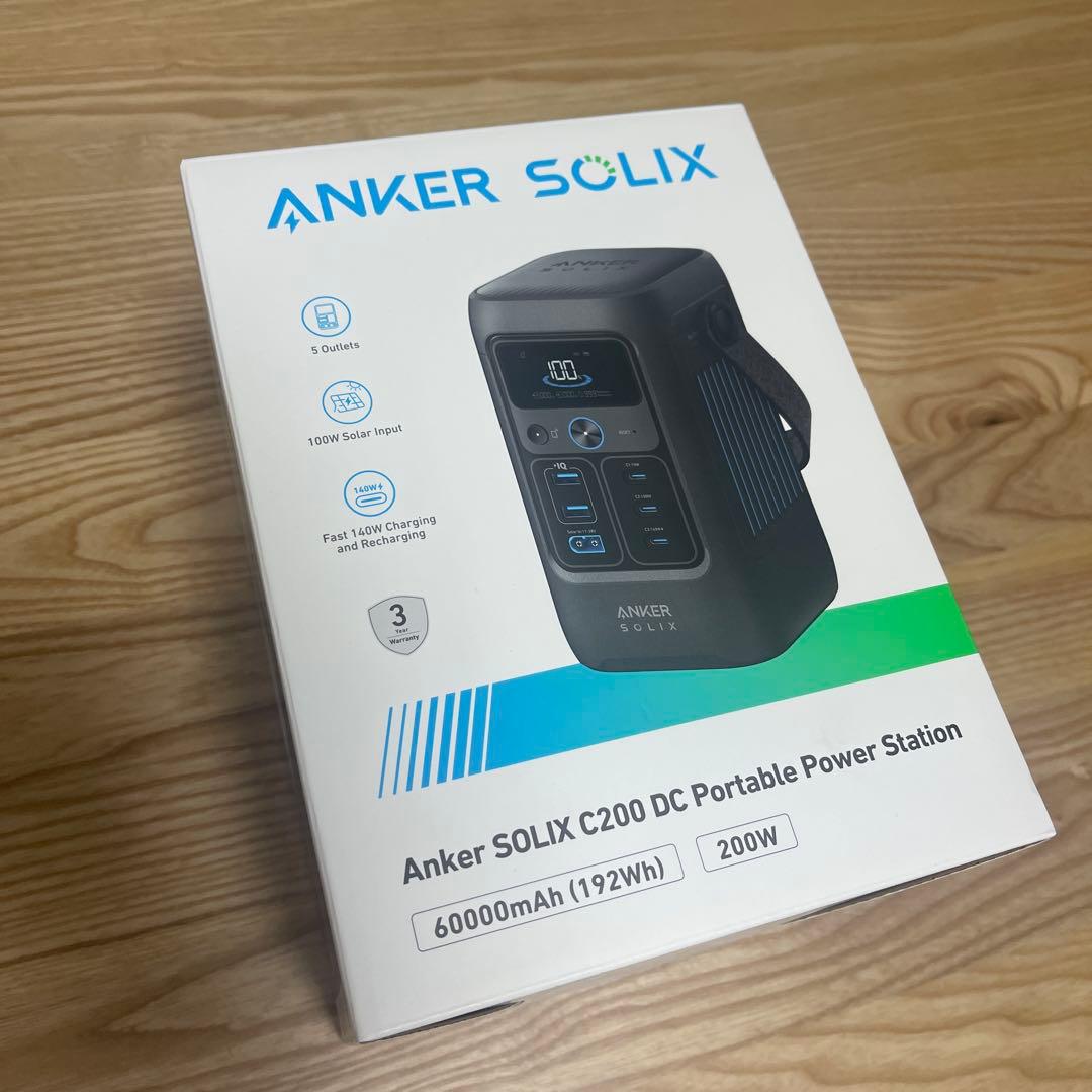 発電機・ポータブル電源 Anker SOLIX C200 Portable Power Station