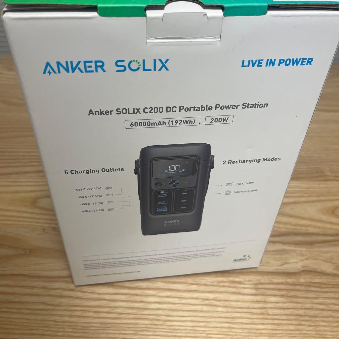 発電機・ポータブル電源 Anker SOLIX C200 Portable Power Station