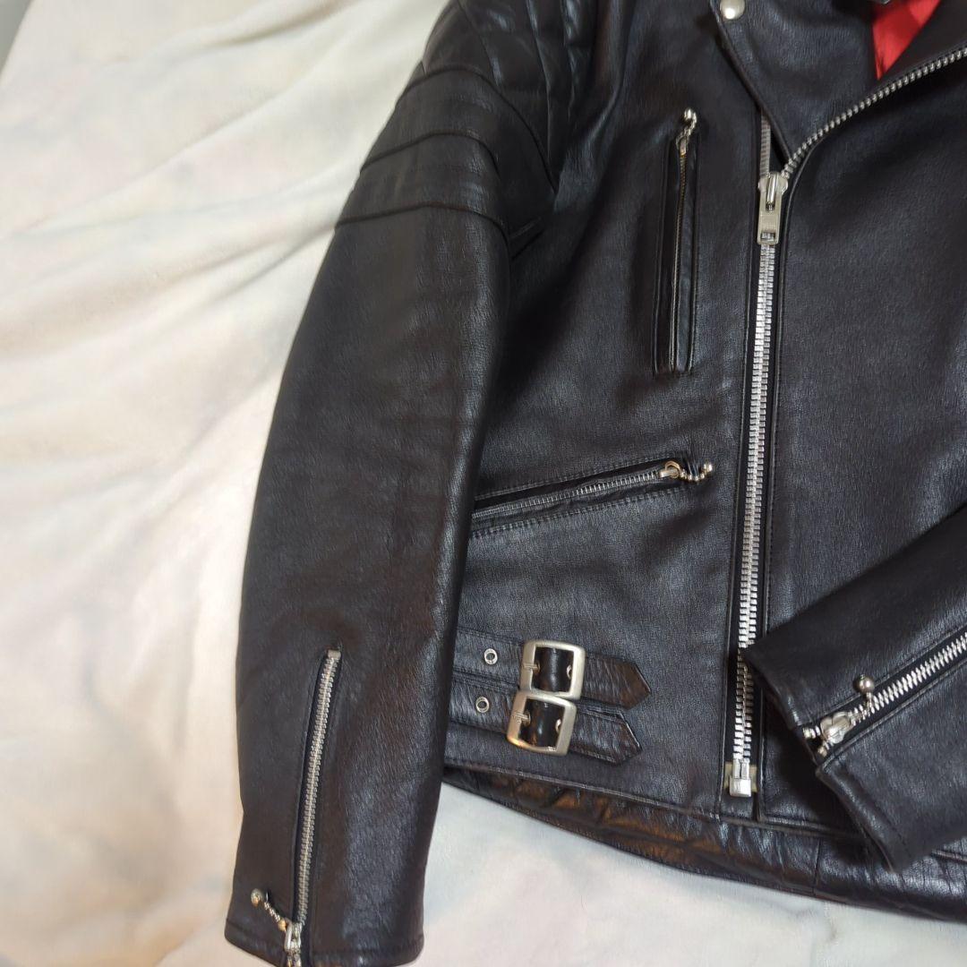 ！サダヲ様！！WIDE SOURCE　 レザージャケット　ライダース　LL
