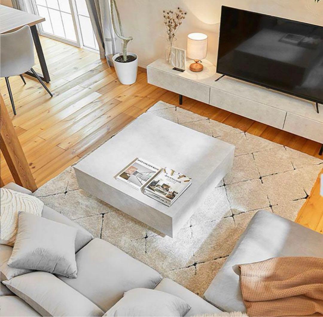 LOWYAオリジナルデザイン 大理石柄モダンセンターテーブル