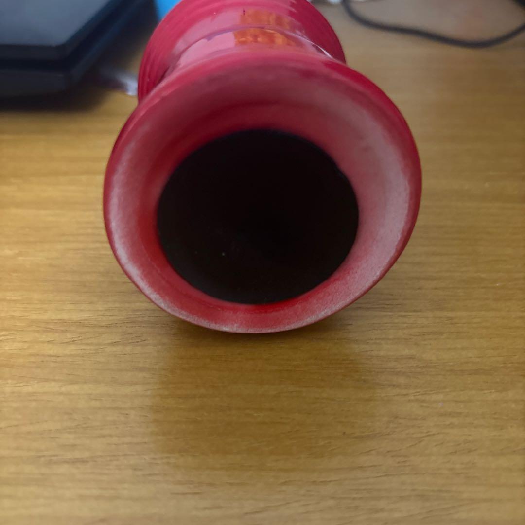 赤い郵便ポスト型小物入れ