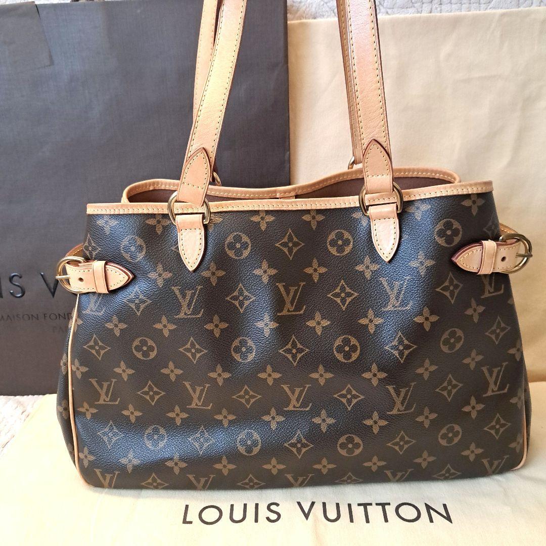 【ルイヴィトン★ モノグラム】トートバッグ バティニョール オリゾンタル 袋付き