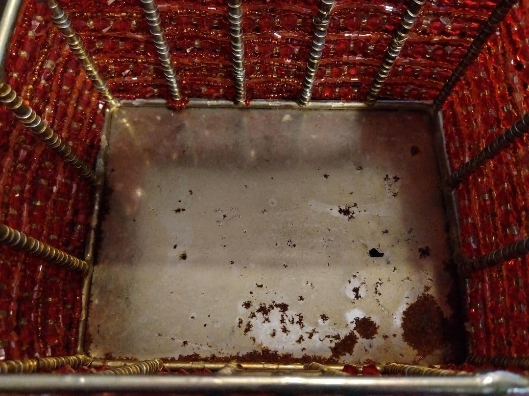 希少★キラキラかわいい★Afternoon Tea ビーズ小物入れ