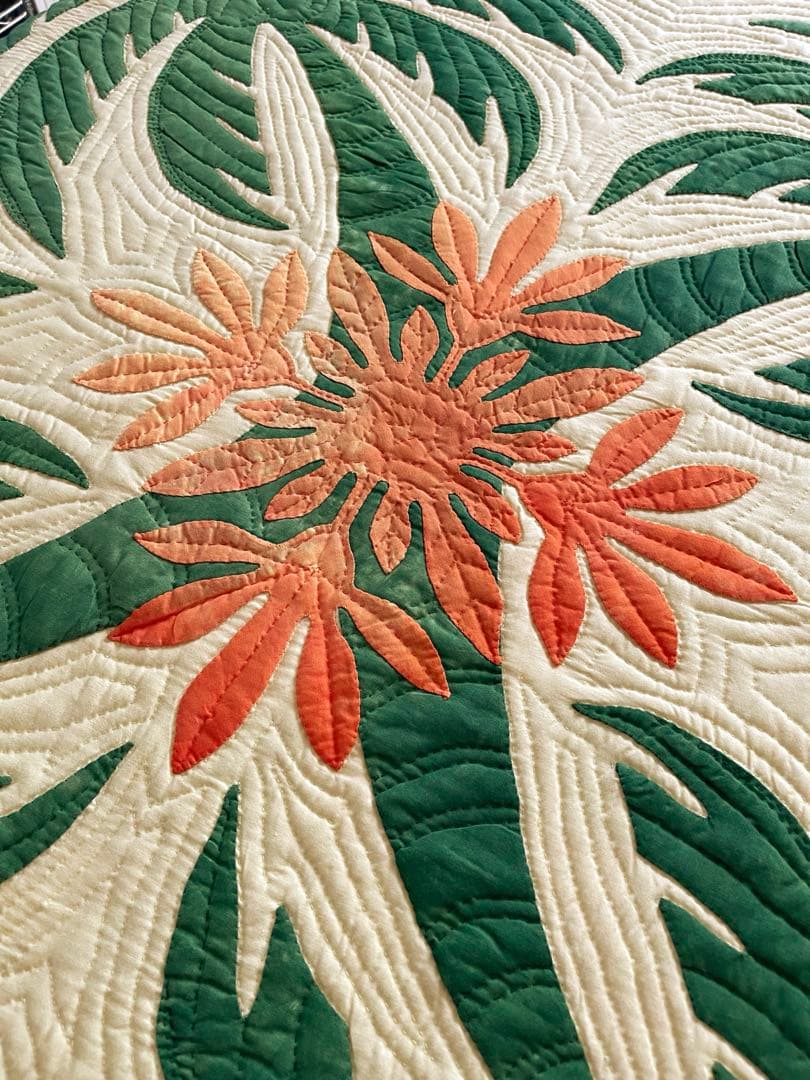 ハワイアンキルトタペストリー