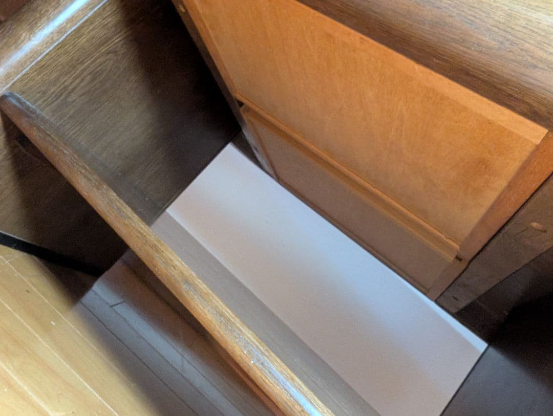 《送料込》カリモク 天然木ローテーブル デスク 引き出し付 ブラウン センター