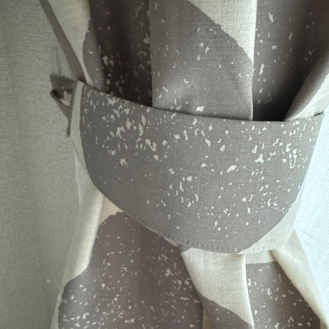 FIQ 北欧カーテン　未使用　美品　グルー系　ウニコ