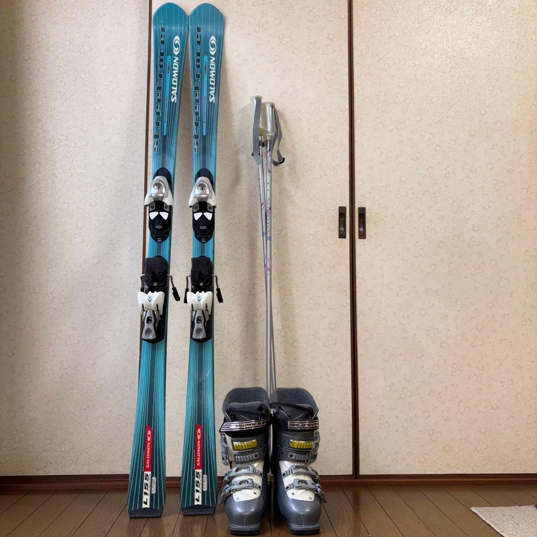 Salomon サロモン　スキー板　セット