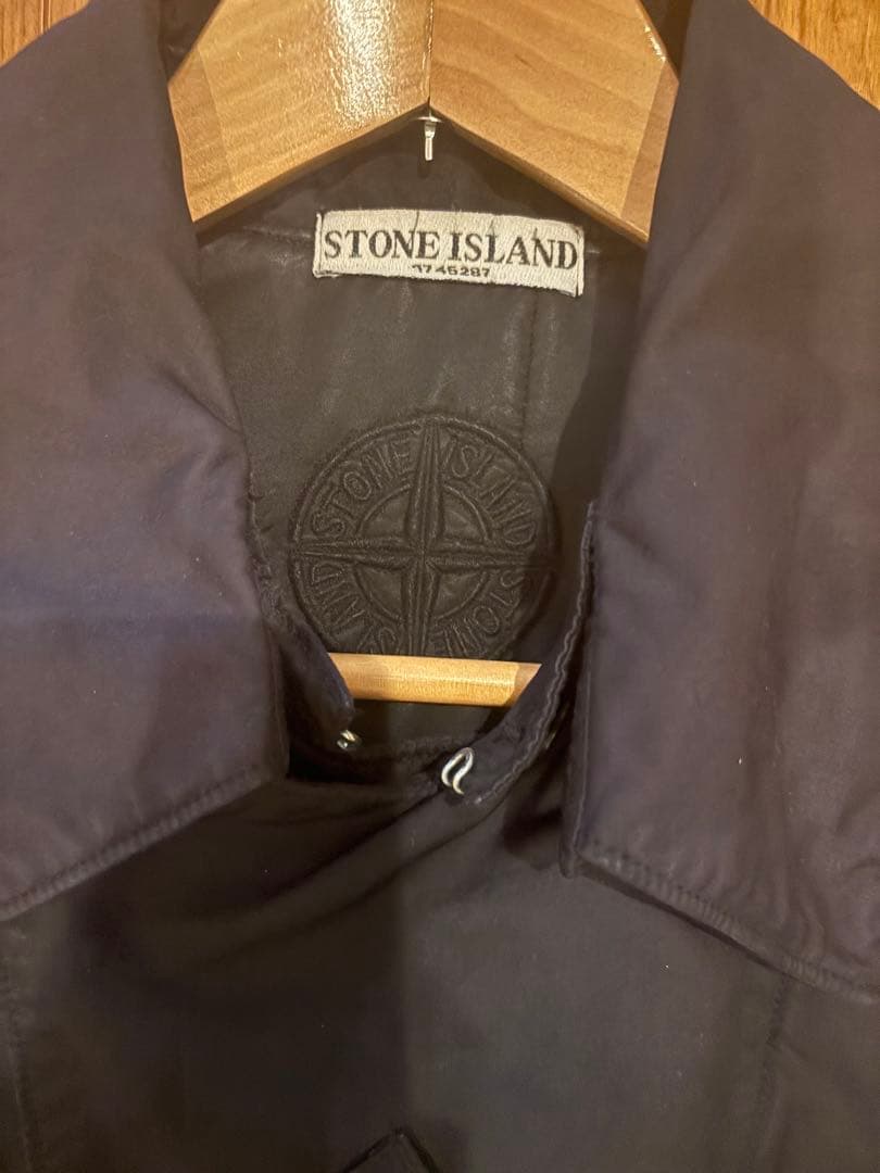 09AW ストーンアイランド トレンチコート ダークネイビー