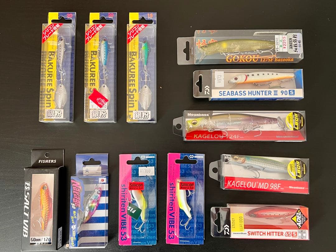 シーバス用ルアー　整理品 12点　カゲロウ他