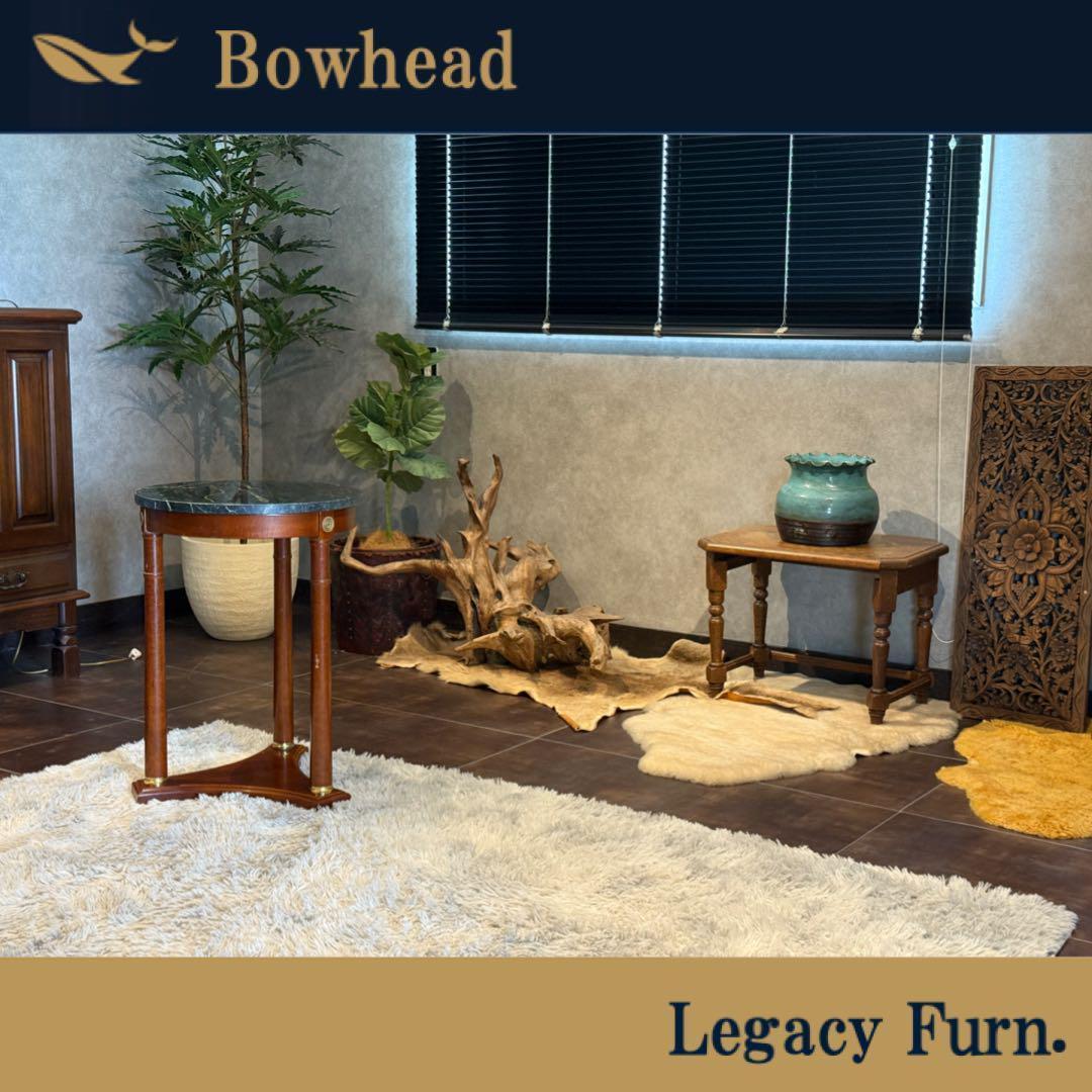 高級 大理石　コンソール　サイドテーブル　ラウンドテーブル　アンティーク　IG