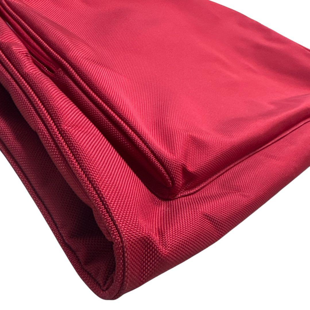 希少・美品 LONGCHAMP ロンシャン ガーメントバッグ レッド ハンガー