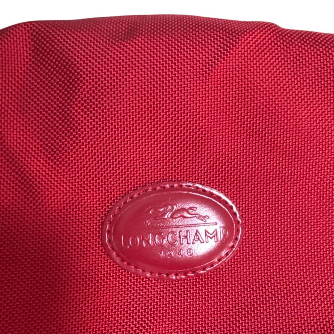 希少・美品 LONGCHAMP ロンシャン ガーメントバッグ レッド ハンガー