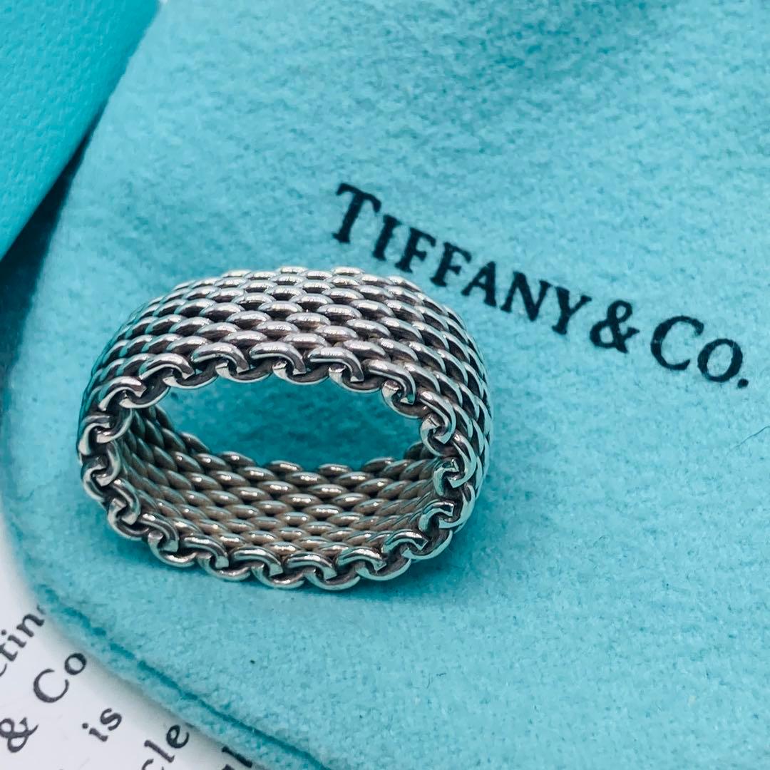 極美品✨ ティファニー リング サマセット AG925 #9.5