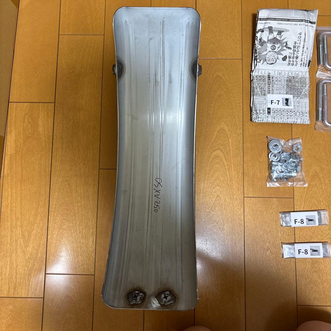 ぜる スチール シーシーバー フラットフェンダー　取り付け金具　説明書付き