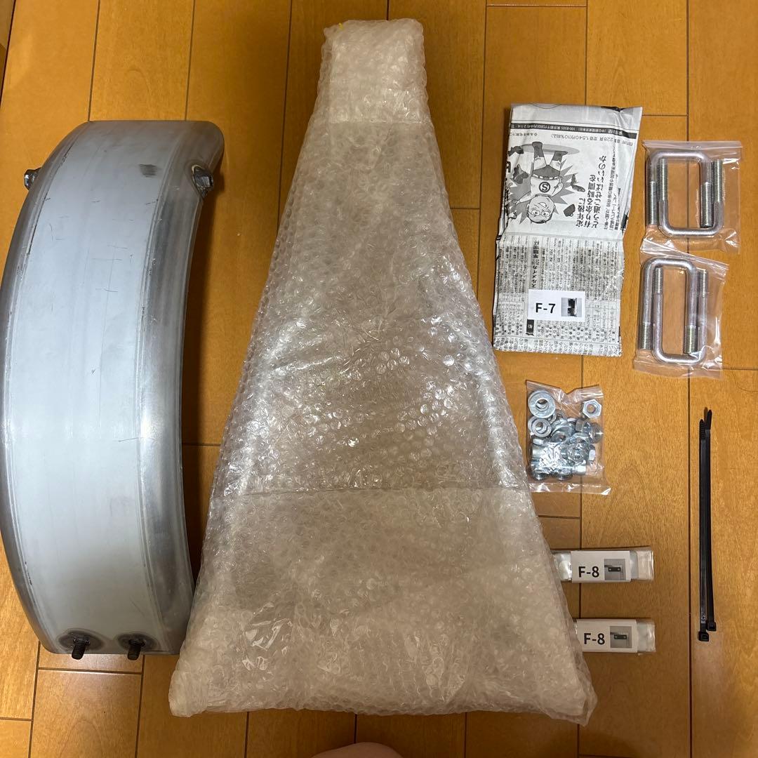 ぜる スチール シーシーバー フラットフェンダー　取り付け金具　説明書付き