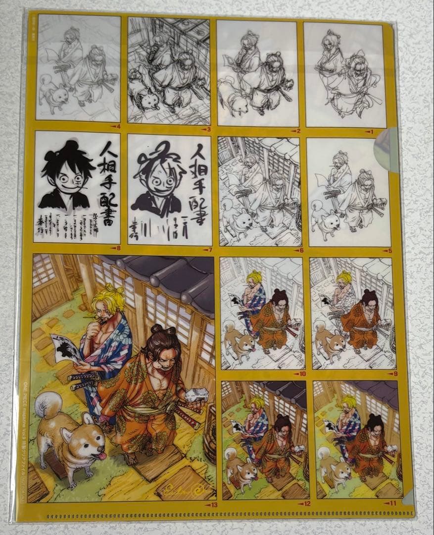 ワンピースマガジンVol.9 懸賞当選品 特製クリアファイル