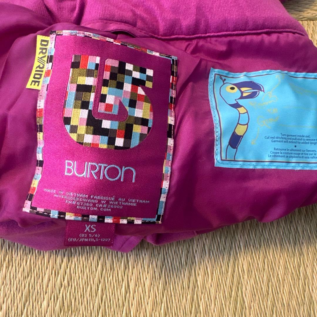 BURTON キッズ　ウエアー　上下　グローブミトン付き　S XS 4T