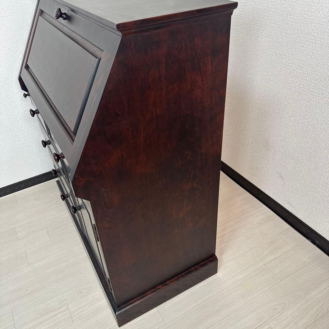 和光 ライティングビューロー デスク 学習机 書斎机 勉強机 樺材 ※i4※