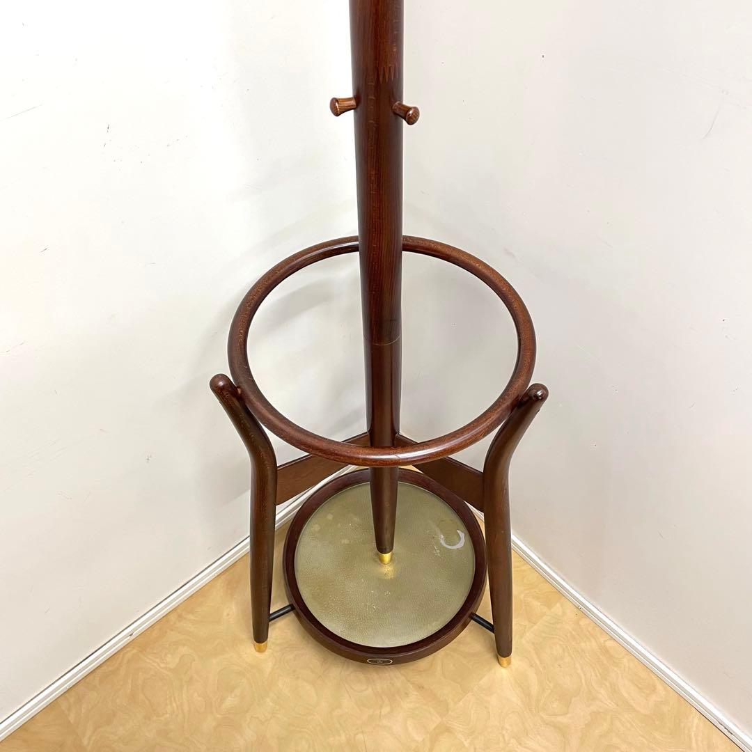 秋田木工 ポールハンガー② コートハンガー 傘立て 洋服掛け ビンテージ