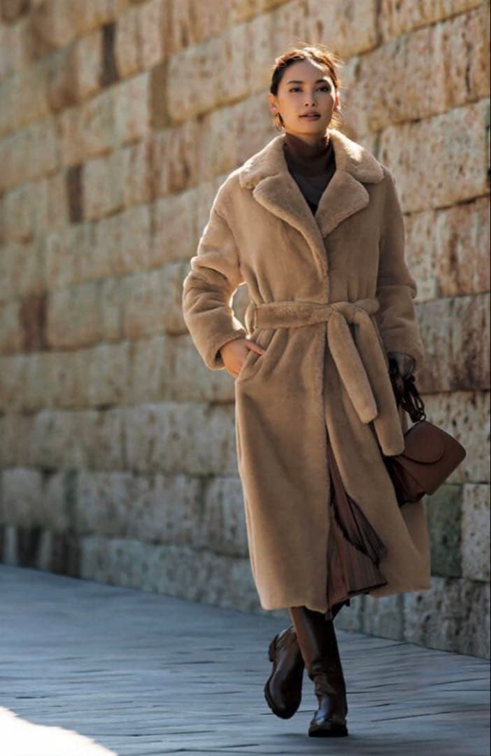 ★新品未使用★ヘルノHERNOファーコート★