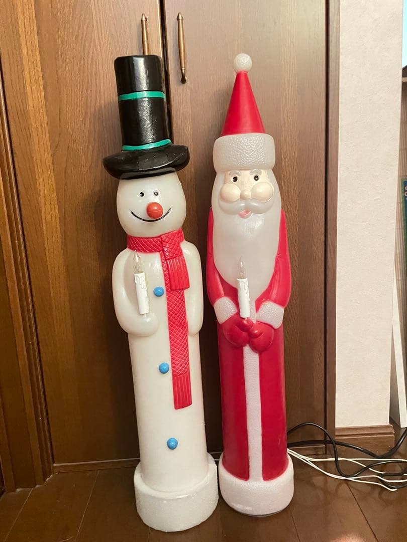 クリスマス装飾 雪だるま サンタ ライト ★店舗様や個人の方のクリスマス装飾に