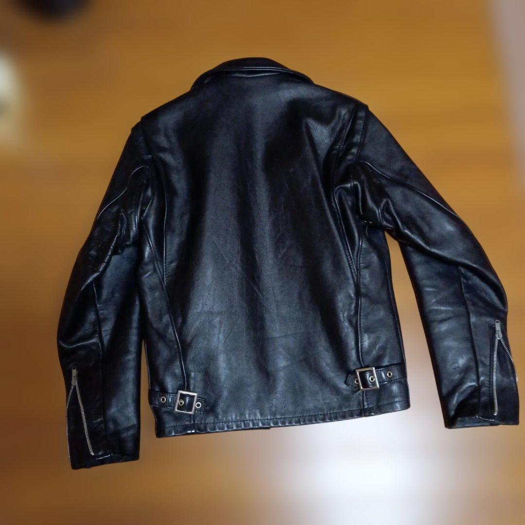 ショット　シングルライダース襟付き34