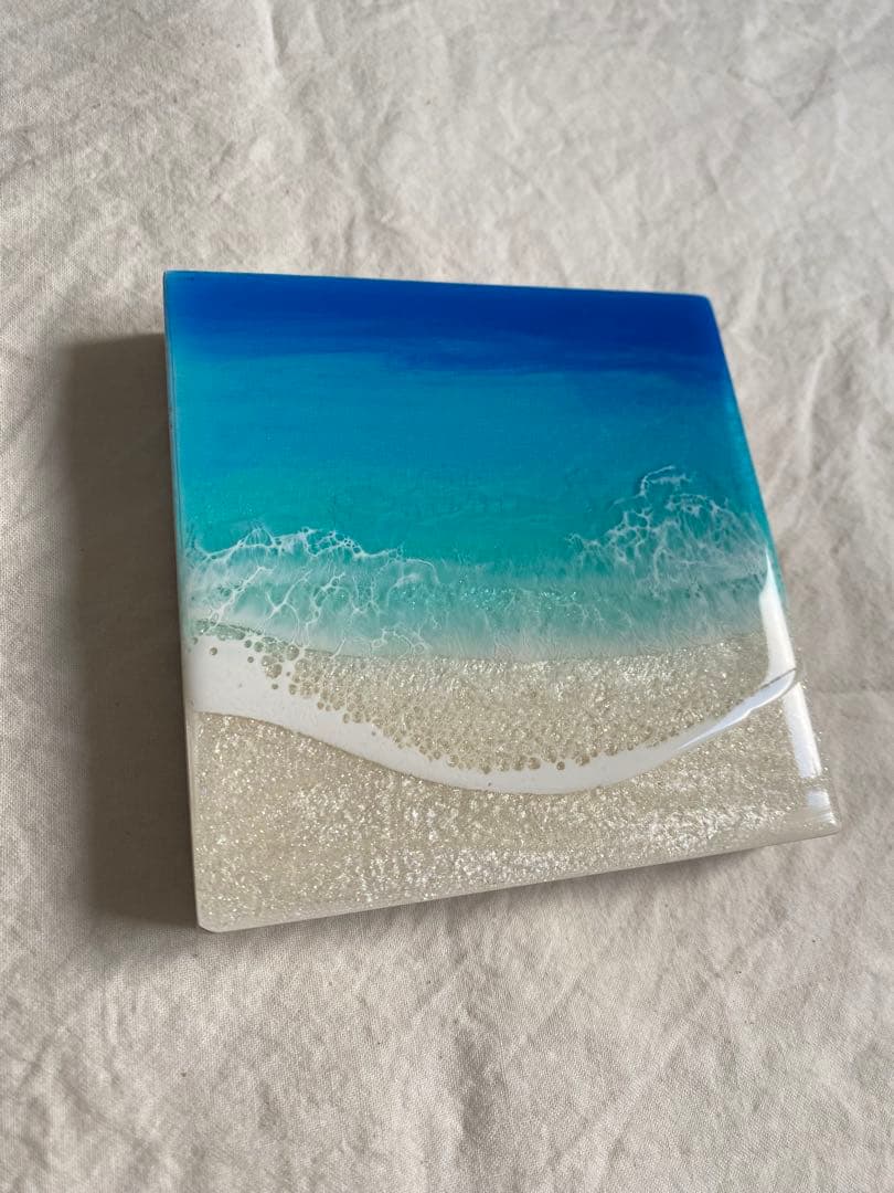 沖縄　宮古ブルーレジンアート　インテリア小物