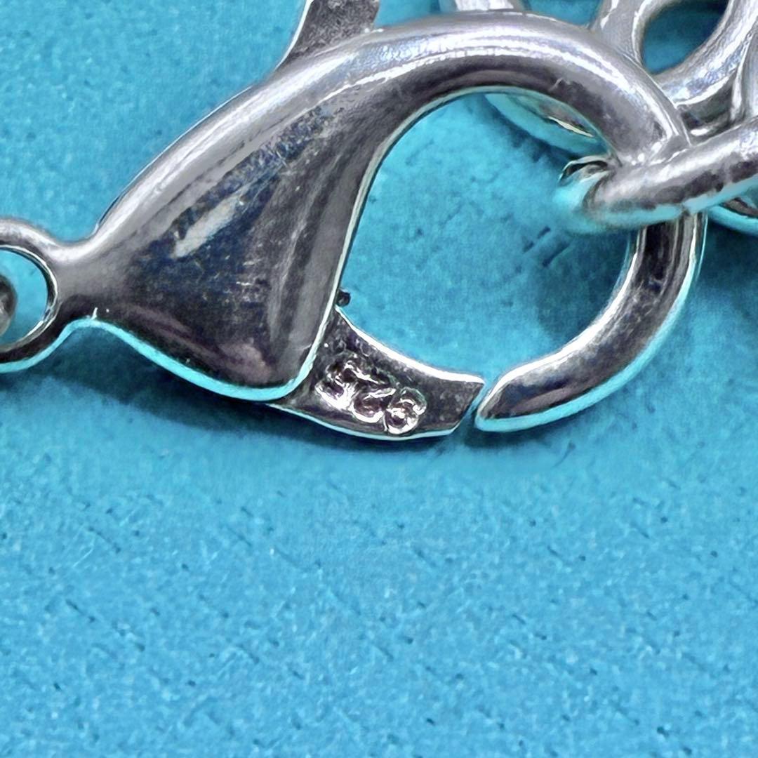 【美品】ティファニー　リターントゥ　ハートタグ　ブレスレット　腕周り18cm