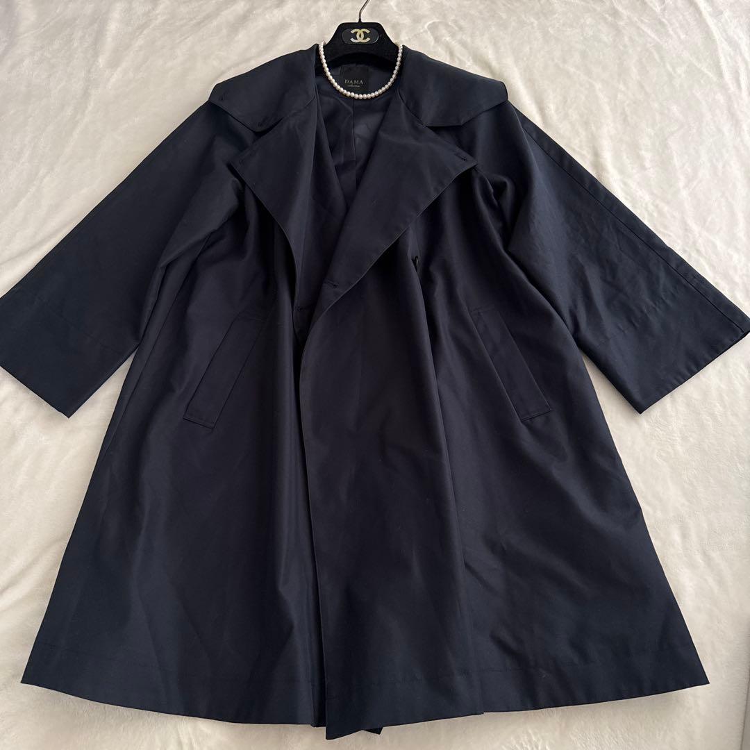 ハナ様　DAMA ダーマコレクション ネイビー 撥水 コート 紺