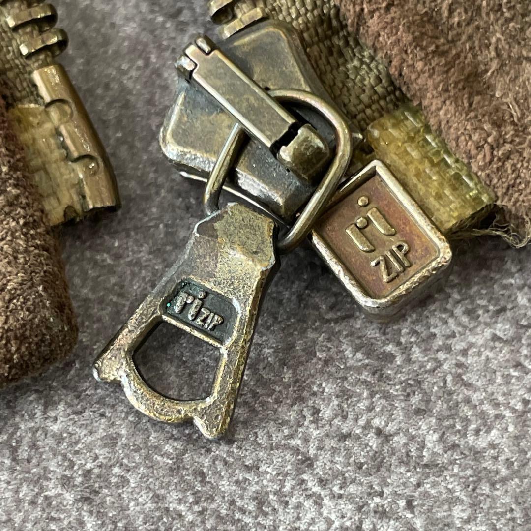 -90s euro 本革 スウェードレザージャケット ニット地切替