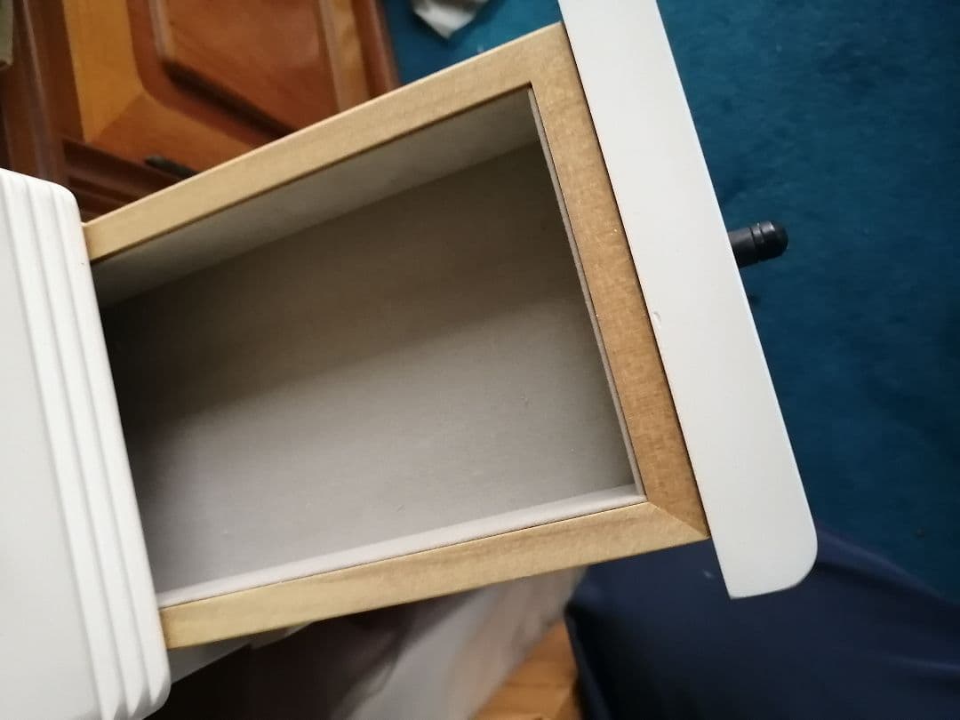 W‼️引取限定ホワイト ドレッサー・鏡台 楕円形ミラードレッサー鏡台