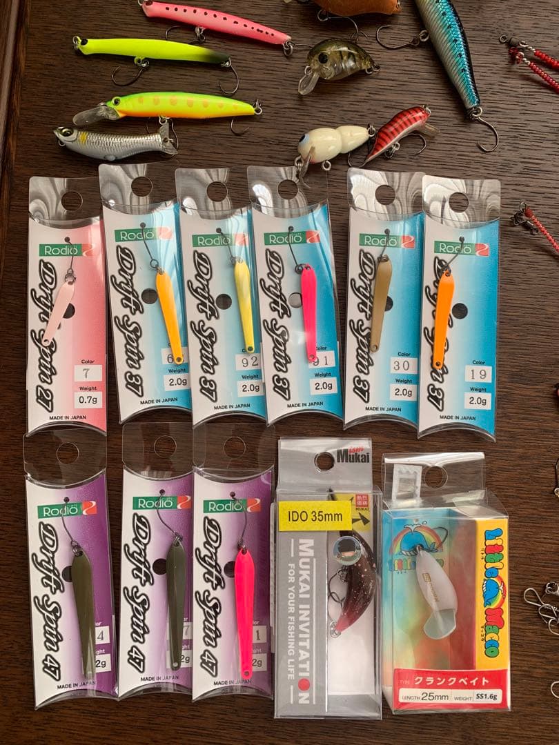 管釣り　エリアトラウト　ルアー　スプーン　ネジング　100個セット　まとめ売り