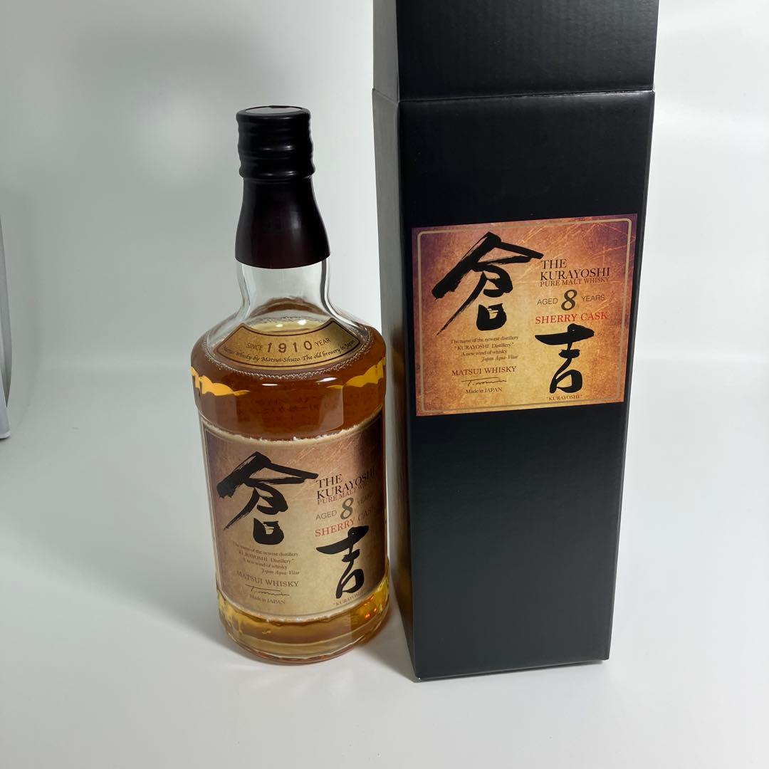 マツイ　ピュアモルト　ウイスキー　倉吉　シェリーカスク　8年