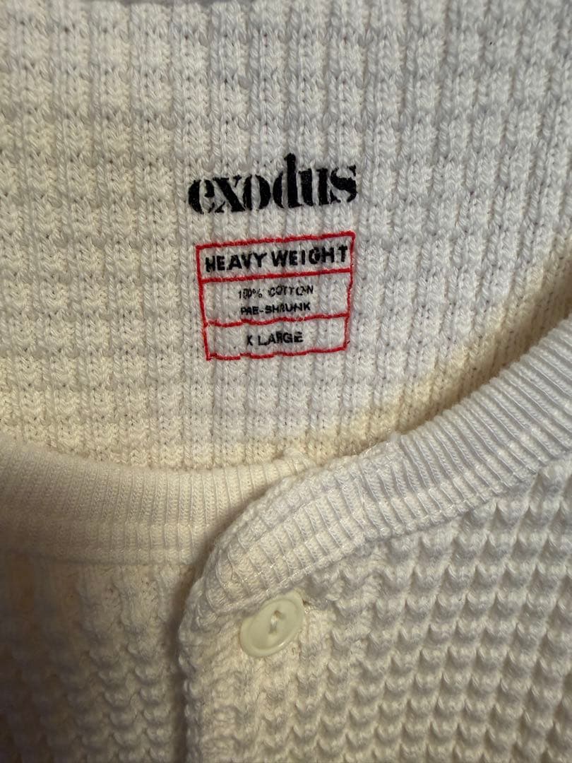 EXODUS ヘビーウェイトヘンリーネックT