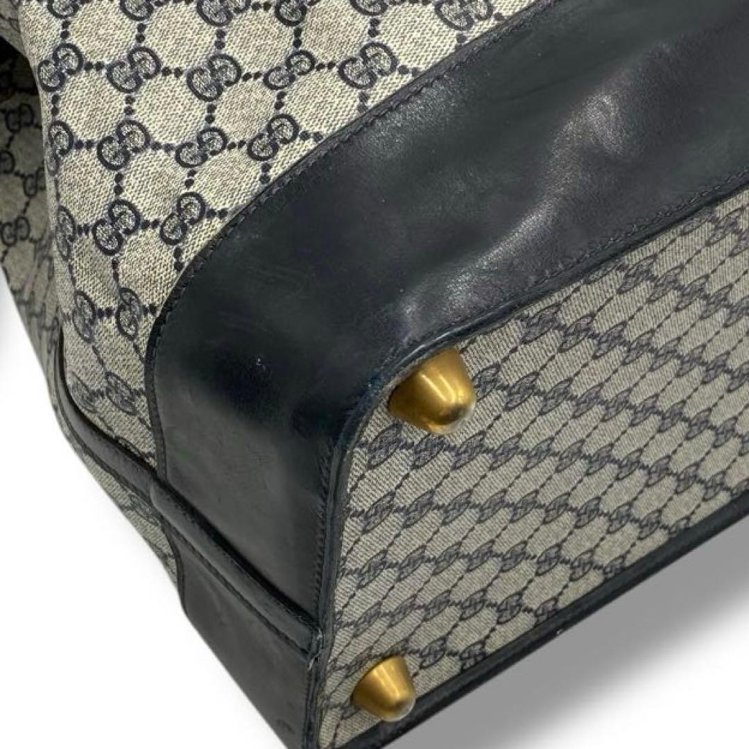 【良品】グッチ シェリーライン ボストン バッグ 00s メンズ ビンテージ