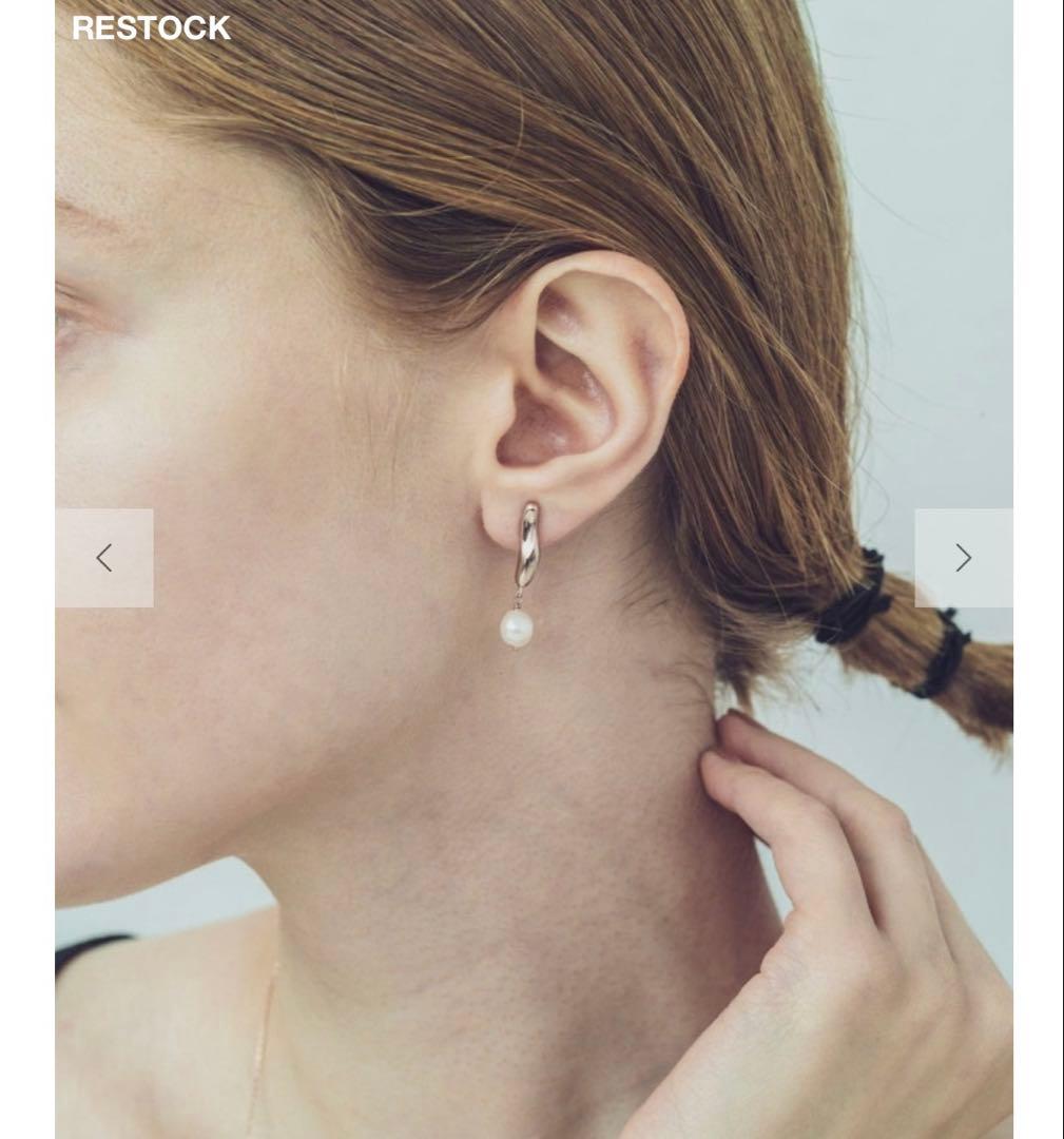 【美品】ete bijoux パール ピアス ピンクゴールド