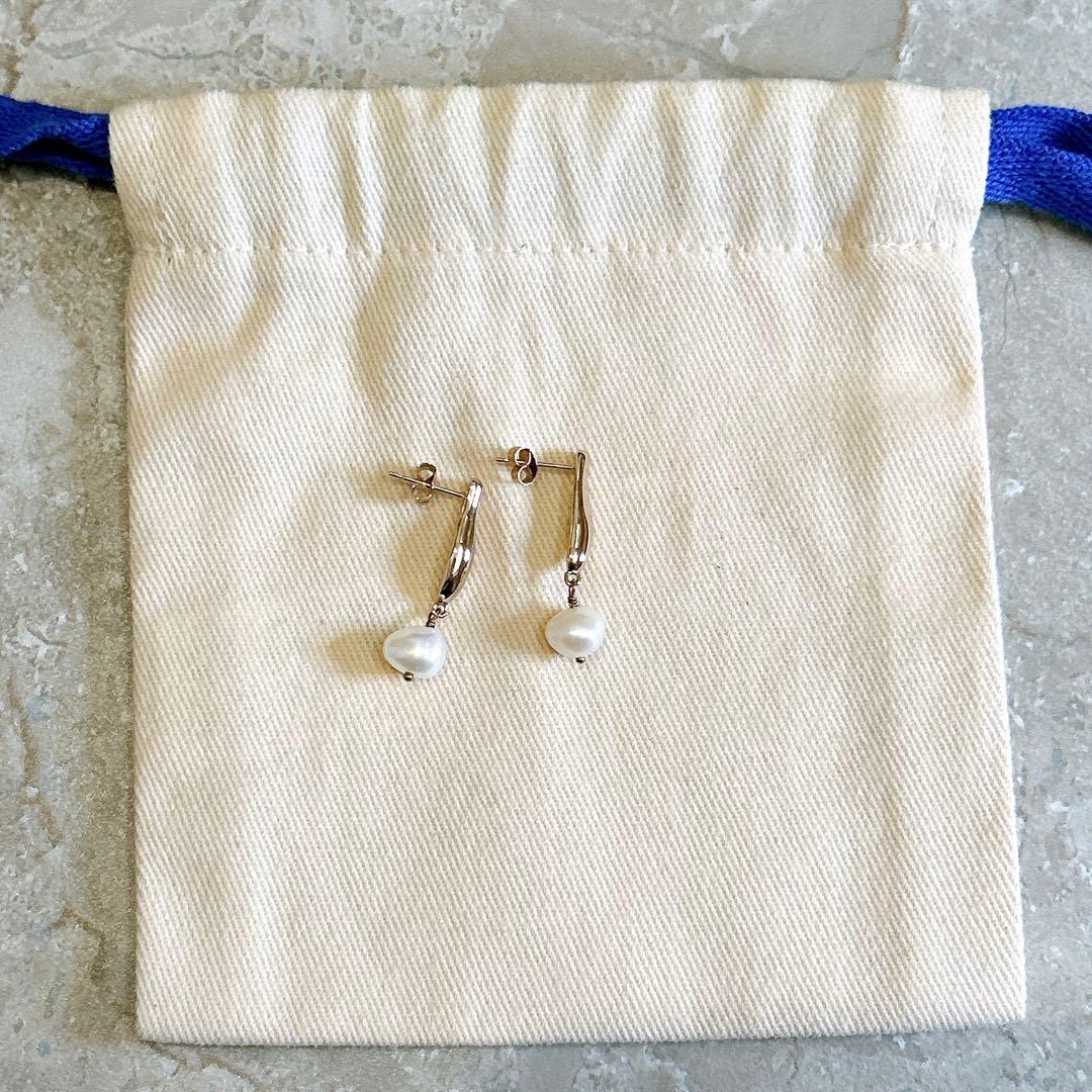 【美品】ete bijoux パール ピアス ピンクゴールド