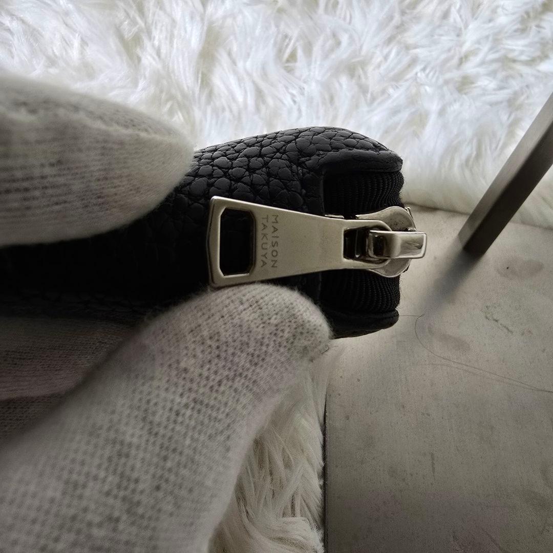 MAISON TAKUYA ブラック ケース ラウンド ジップ