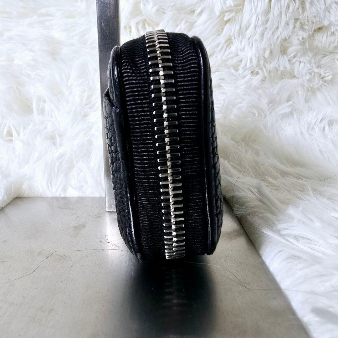 MAISON TAKUYA ブラック ケース ラウンド ジップ