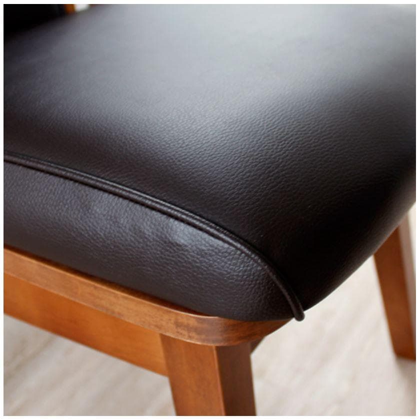 CRS　回転式ダイニングチェア　1脚　ブラウン　アームチェア　肘付