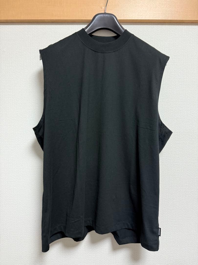 トップス everyone high-gauge no sleeve tee shirt