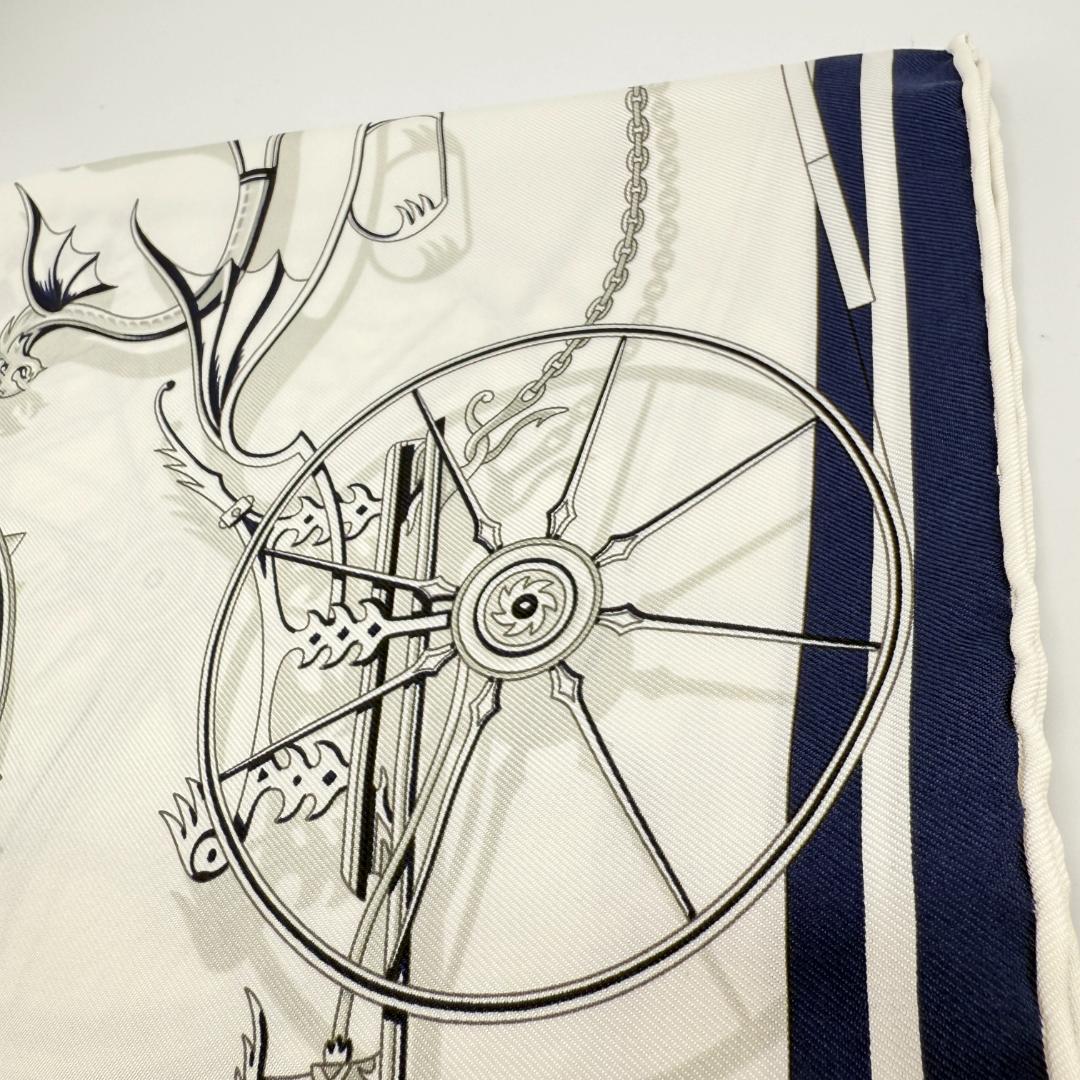 ✨美品✨ HERMES エルメス カレ45 ヴォワチュール・アン・エキリーブル