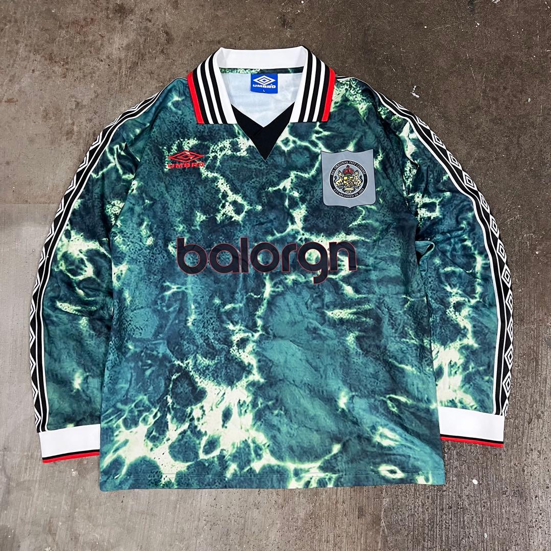 UMBRO BAL LS SOCCER JERSEY GREEN ゲームシャツ