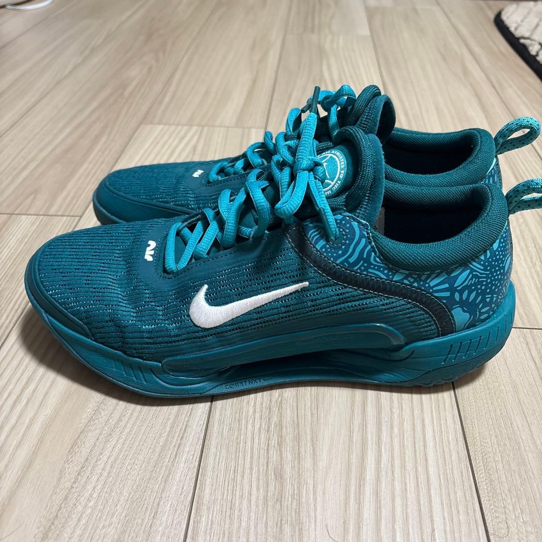 ナイキコート　エアズームNXT 28センチ　Nike テニスシューズ ターコイズ