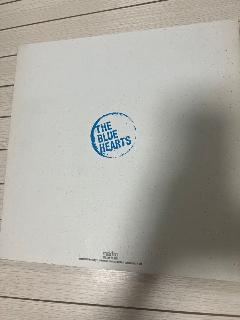 THE BLUE HEARTS 1stアルバム レコード初回段ボールジャケット