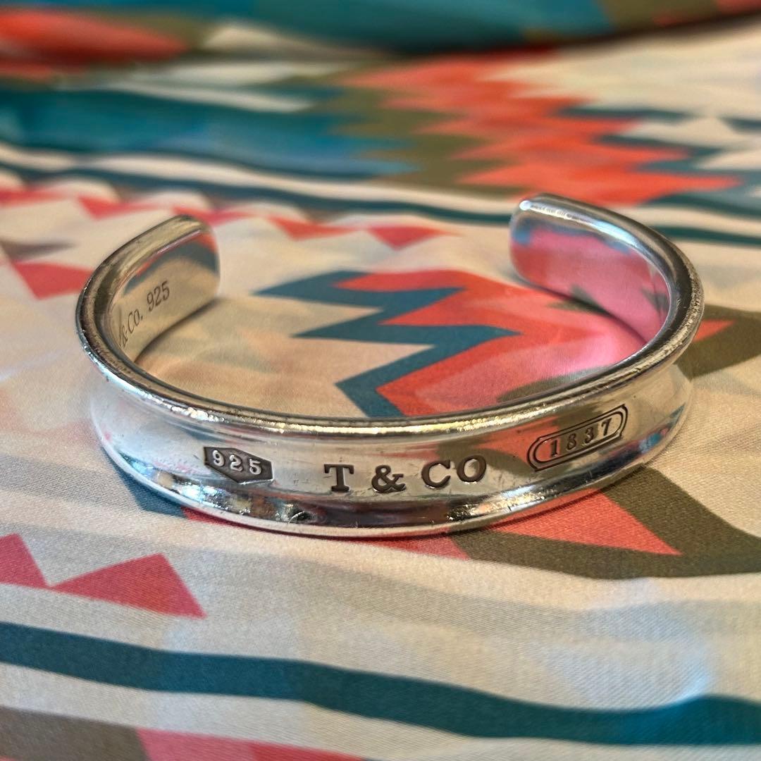 TIFFANY&Co. ティファニー 1837 ナローバングル付属品有り 925