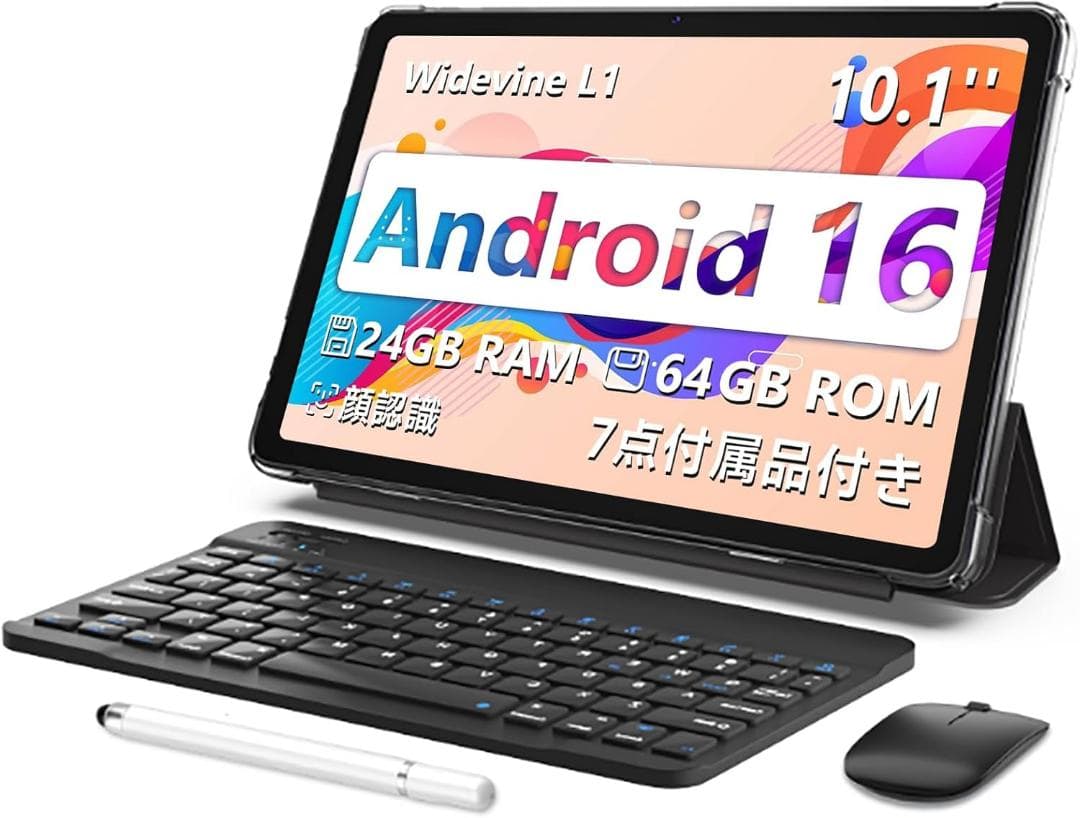 人気商品！android16 タブレット 10.1インチ Wi-Fiモデル