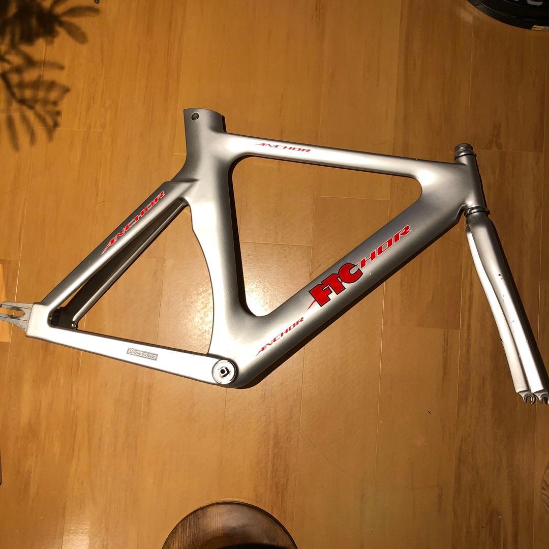 ANCHOR phr7 ピスト 競輪　シルバーフレーム