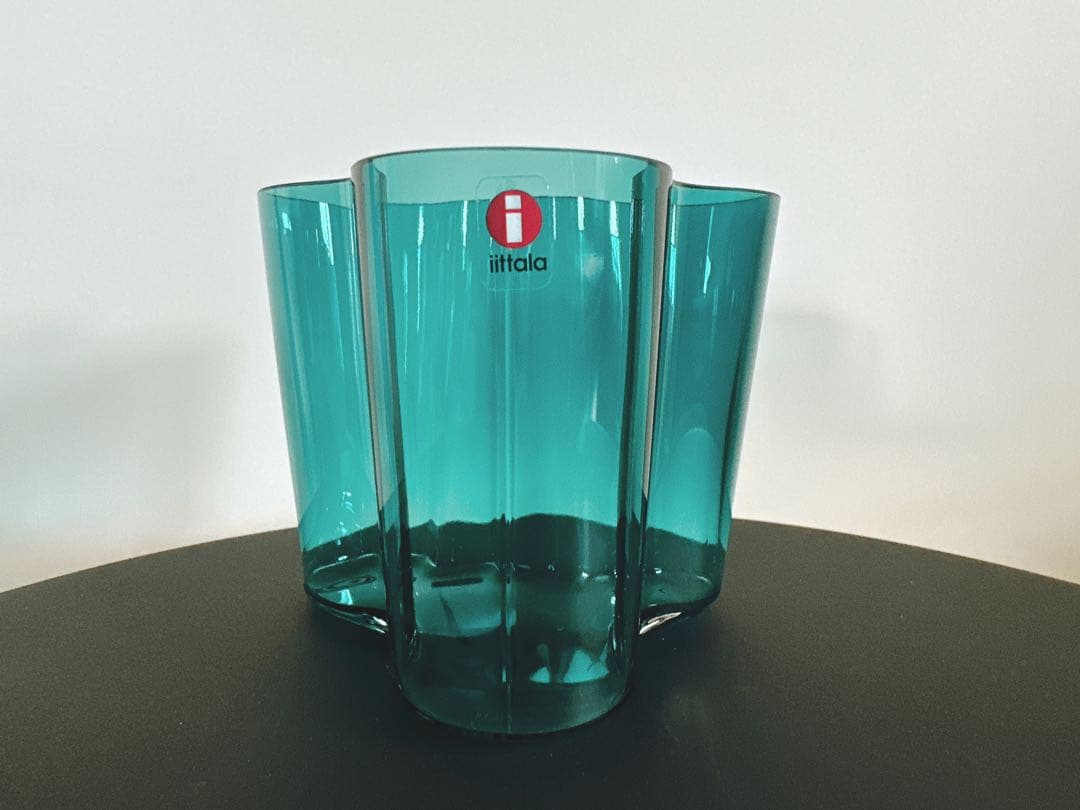 イッタラ　アアルトベース　ペトロールブルー　95mm